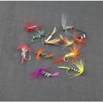 Free shipping 120pcs/lot dry fly lures various fly fishing lures Fishing Tackle