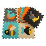 Free shipping 9pcs/set Puzzle carpet baby play mat floor puzzle mat EVA children foam carpet mosaic floor penguin fish crocodile