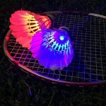 Free shipping New Lighting Badminton Dark Night Colorful LED Lighting Sport Badminton Light Spot Shuttlecock