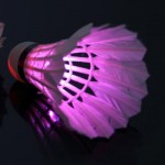 Free shipping New Lighting Badminton Dark Night Colorful LED Lighting Sport Badminton Light Spot Shuttlecock