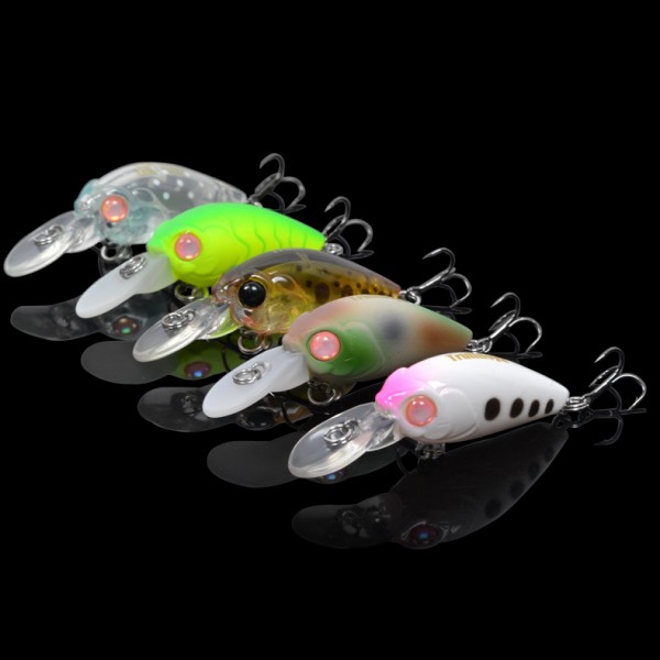 Free shipping Trulinoya fishing lure mini crank bait artificial 35mm 3.8g hard baits minnow lures crankbait carp fishing tackle 