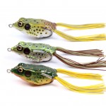 Free shipping Trulinoya frog lure fishing soft baits 55mm 14g carp fishing soft plastic lures fly fishing tackle Artificial 