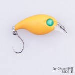 Free shipping crank lure mini crank fishing lure 28mm 2g fishing crankbait  cheap fishing lures crank bait hard lure