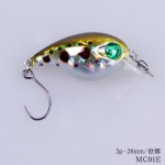 Free shipping crank lure mini crank fishing lure 28mm 2g fishing crankbait  cheap fishing lures crank bait hard lure