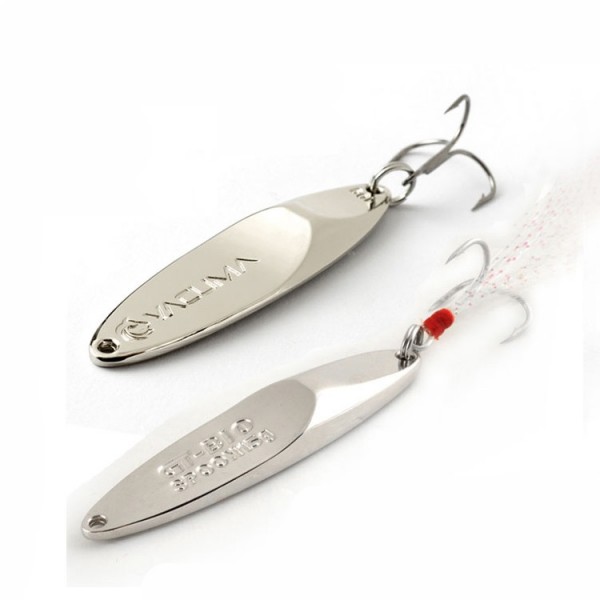 Free shipping metal lure fishing lure spoon 10g 15g gold/silver Fishing Tackle hard bait for fishing bass lure