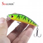 Free shipping sales promotion 7cm 8.5g sinking fishing lures 10pcs/lot hard plastic fishing bait with quality Hooks