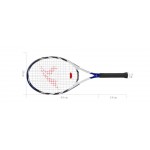 Free shipping 1 piece full 100% carbon-titanium graphite tennis racket blue color tennis racquet tennis racket 0832