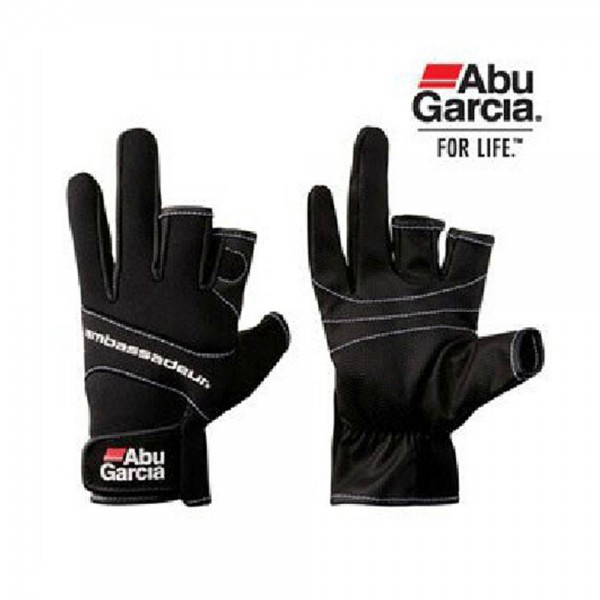 Gloves for fishing three figner High-quality Aub Garcia fabrics Comfort Anti-Slip Fishing Gloves Sports fishing glove