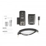 Godox CT-16 16 Channels Wireless Radio Flash Trigger Transmitter + Receiver Set for Canon Nikon Pentax Studio Flash