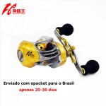 Gold Magnetic Brake 19BB Saltwater Baitcasting Reel top Brand Fishing Bait casting Reel Left Right Handle Coil Water Drop Wheel