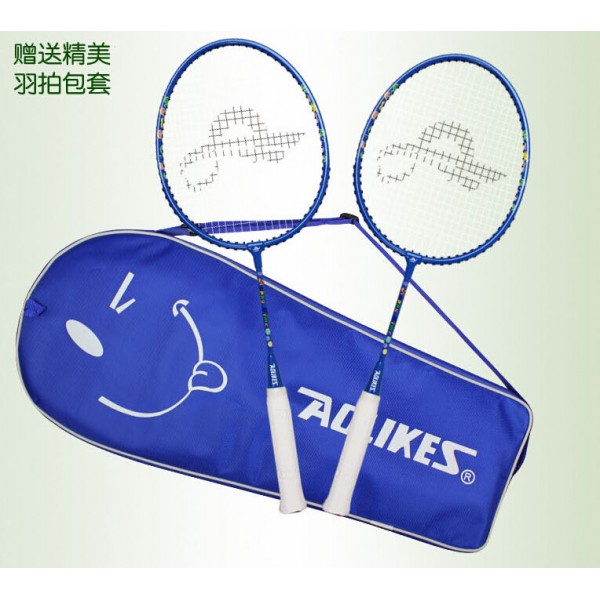 Good quality Badminton Rackets For Kids  Children badminton racket kids gifts red/blue color 2pc free shipping