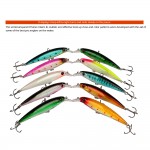 Goture 10pcs fishing lures with hooks deep swim hard bait 11CM 13G artificial baits minnow fishing wobbler Diving Depth 0.6-2.0m