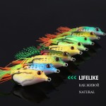 Goture 18pcs/9pcs Frog Fishing Lure 5.5cm/12.1g Topwater Wobble Artificial Bait Soft Lure For Bass Snakehead Fishing