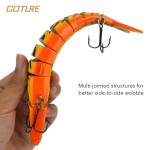 Goture 20cm/7.87in 65g/2.29oz  Fishing Lure Lifelike Wobbler Pike Multi-section Hard Lures Two Hooks Fishing Accessory 8 colors 