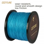 Goture 4 Strands 500M PE Braided Fishing Line Multifilament Wire Leader Rope Line for Sea Fishing 8 10 20 30 40 60 LB