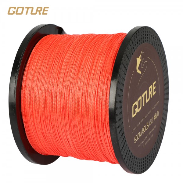 Goture 500M PE Braided Fishing Line Super Strong Japan Multifilament Line Jig Carp Fish Line Wire