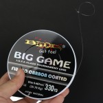 Goture BIG GAME 300M Fluorocarbon Fishing Line 10LB-62LB 0.16MM-0.6MM Fluoro Carbon Coated Transparent Lure Fishing Leader Line