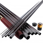 Goture Carbon Fiber Carp Fishing Rod With Front 3 Sections Hand Pole Ultra-light Ultrafine Fishing Pole 3.0-7.2M 1pcs