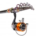 Goture Fishing Reel And Rod Set 2.7m 3.0m 3.6m Telescopic Fishing Rod + 11BB Spinning Reel GT 4000 Combo