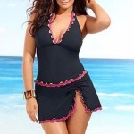 HELLO BEACH S-5XL Plus Size Tankini Women Swimwear Beach Wear Bathing Suit Swimsuit Women's Swimming Suit Large Size Swimwear