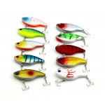 HENGJIA 1PC 7.5cm 18g 6#hooks game VIB hard fishing lures wobble bass pike peche fishing baits isca de pesca fishing tackles