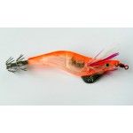 HENGJIA 2.5# 4 inch 10cm * 12.5g LED Electronic Squid Jig Luminous Fishing Wood Shrimp Lure