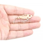 HENGJIA 4pcs 4 color Full swimming layer shock VIB 35mm 3.2g Metal Blade Fishing Hard Lures Fishing Baits VI013