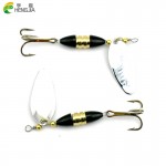 HENGJIA 5pcs Spoon Fishing Lure 8.5cm 18g Hard Fishing Spoon Lure Metal Jigging Lure Baits Spinner bait carp Fishing Tackle