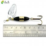 HENGJIA 5pcs Spoon Fishing Lure 8.5cm 18g Hard Fishing Spoon Lure Metal Jigging Lure Baits Spinner bait carp Fishing Tackle