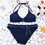 Halter Bikini 2017 Push Up Swimwear Women Plus Size Swimsuit Sexy Biquini Micro Bikini Top Bathing Suit Maillot de Bain Femme