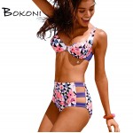 Halter Sexy Bikinis Push-Up Padded Biquini Women Swimsuit High Waisted Bathing Swimming Suits Bikini Set Beach Monokini Swimwear