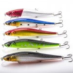 High Quality Fishing Lure 14CM 23G Sea Fishing Hard Deep Minnow Artificial Bait Pesca Wobbler Fishing Tackle Hard Bait 5Pcs/lot