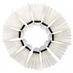 High quality 12 Pcs/lot durable white Duck Feather Badminton Balls Training Shuttlecocks Outdoor Sports badminton Ball