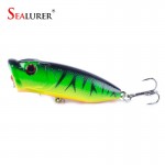 High quality 1PCS Popper Lure 5 colors available  6.5cm 11.8g fishing lure with 6# hooks  fishing tackle  fishing bait