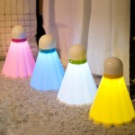 High quality creative Led Badminton Night Light Energy Saving Lamp USB charging table light baby bedroom bedside lamp nightlight