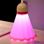 High quality creative Led Badminton Night Light Energy Saving Lamp USB charging table light baby bedroom bedside lamp nightlight