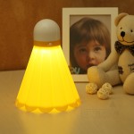 High quality creative Led Badminton Night Light Energy Saving Lamp USB charging table light baby bedroom bedside lamp nightlight