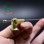 Hot 1set Tube fly tool/ 3needles &attachment for tube flies making/ Tube Fly fishing tackle Brass Attachment with 3 sizes needle