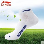 Hot 3 pairs/lot Lining Men's Badminton/Tennis Male&Female Cotton Socks  Professional Short Adult Sports Socks Free Size L386