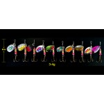 Hot 30pcs/lot Spinners Fishing Lure Mixed Color/Size/Weight Metal Spoon Lures Hard Bait Fishing Tackle Metal Lure Atificial Lure