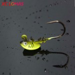 Hot 5 Pcs/ Lot Fish Head Hooks 7g/10g14g Random Color Lead Head Hook Lure Hook Jig Head Fishing Tackle Fishing Accessories