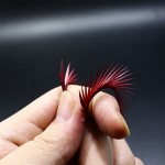 Hot 80pcs/lot 8Colors mixed fly tying Goose Biot 5''-8'' Feathers Fly Tying Materials for stonefly nymph split tails& down wings