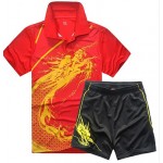 Hot CHINA badminton table tennis men's clothes short sleeve T-shirt , Pingpong men's shirt L2037A