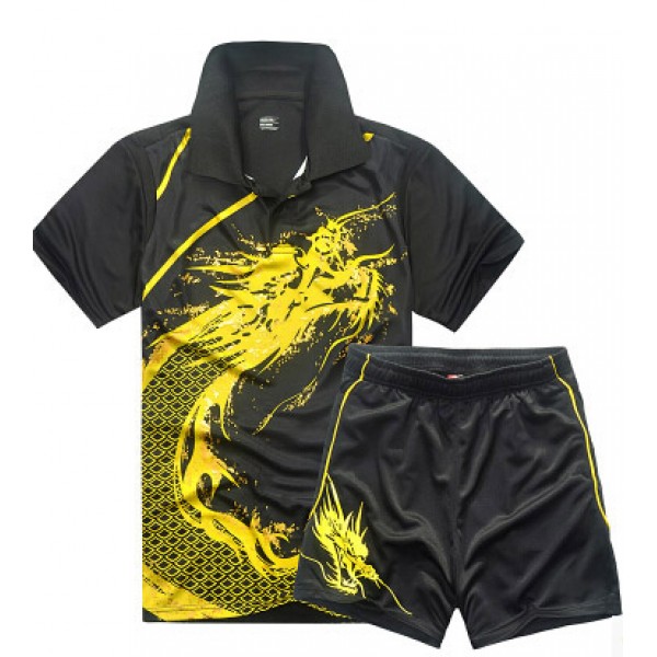 Hot CHINA badminton table tennis men's clothes short sleeve T-shirt , Pingpong men's shirt L2037A