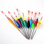 Hot New 10PCS/Lot Mix Size Color Ice Fishing Float Bobber Set Buoy Boia Flotteur Floats For Carp Fishing Tackle Accessories