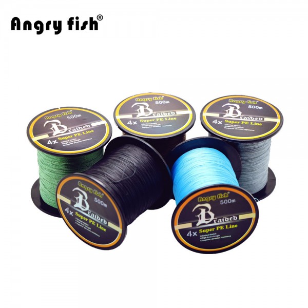 Hot New 500m 4x Braided Fishing Line 11 Colors Super PE Line Strong Strength