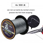 Hot New 500m 4x Braided Fishing Line 11 Colors Super PE Line Strong Strength