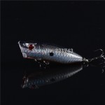 Hot Sale 1 pcs hard plastic Popper Artificial Bait 3d Eyes Fishing Crankbait Lure 6.5cm/13g Swimbait Lures