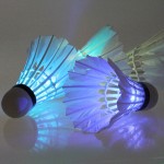 Hot Sale 4 Pcs Colorful LED Badminton Shuttlecock Ball Feather Bright In Night Outdoor Entertainment Sport Accessories In Night 