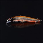 Hot sale 1PCS minnow plastic 3d eyes fishing bait long body swimbait crankbait lure Fishing tackle